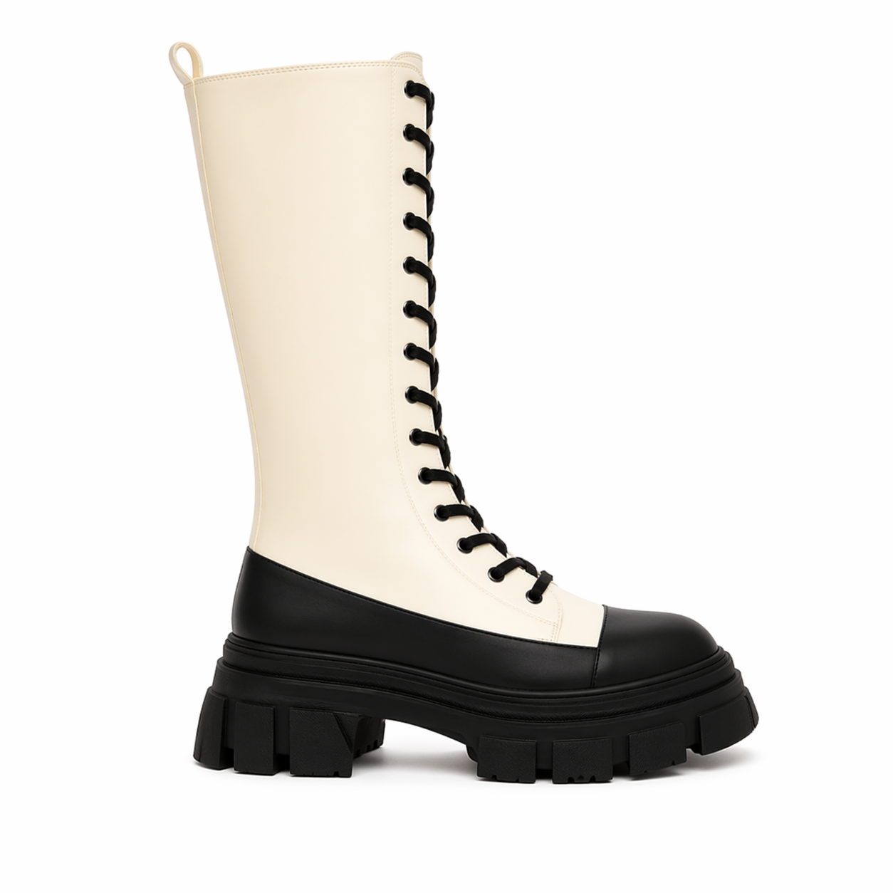 Ivory Rebel Boot - 36