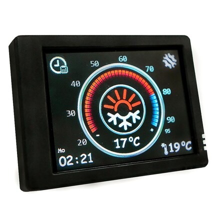 AUTOTERM Comfort Touch display til bådvarmer og oliefyr