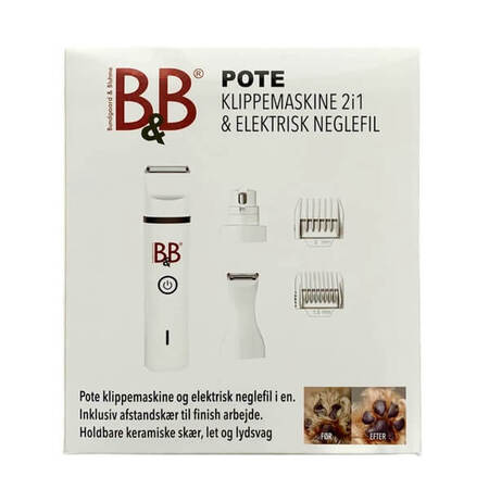 B&B Pote klippemaskine 2-i-1