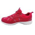Dame sneakers pink med elastiksnørrebånd