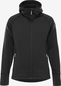 Cobalt Polartec® Power Stretch® hættetrøje i sort. Let og åndbar med 4-vejs stretch. Funktionel med justerbar hætte, lynlås foran og praktiske lommer.