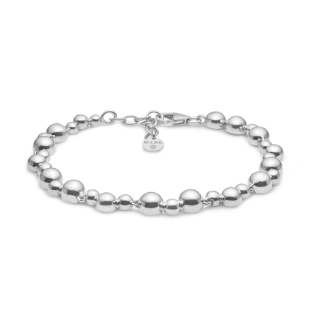 EMBEDDED BALL silver bracelet | Danish design by Mads Z