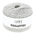 garnoegle af maerket paillettes fra lang yarns i farven lys graa