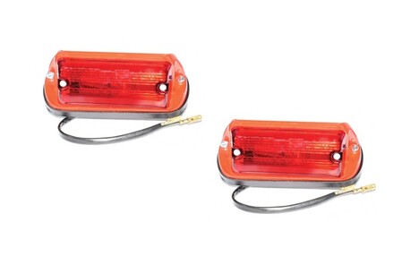 Baglygtesæt m/ Bremselys - 2 stk. Passer på: MF135, MF165- MF188 OEM ref. Landini 884001M92 Lucas 54057291 Massey Ferguson 54057291, 1678868M92, 884001M92