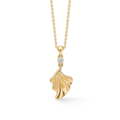 MONARCH pendant in 14 karat gold with diamond | Danish design by Mads Z