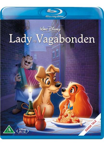 Lady og Vagabonden, Blu-Ray, Movie, Disney