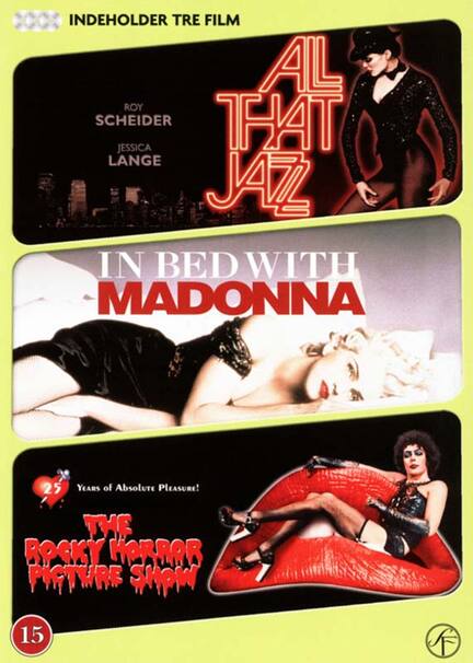 All That Jazz, In Bed With Madonna, The Rocky Horror Picture Show, DVD, Movie