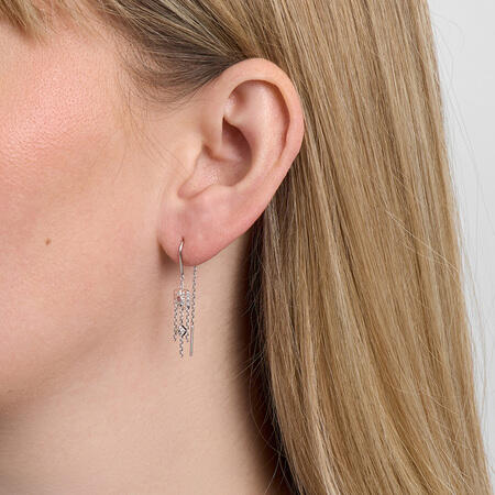 Solara ørehænger i sølv - studio.z