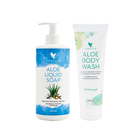 Aloe Liquid Soap og Aloe Body Wash - Ren Lykke!