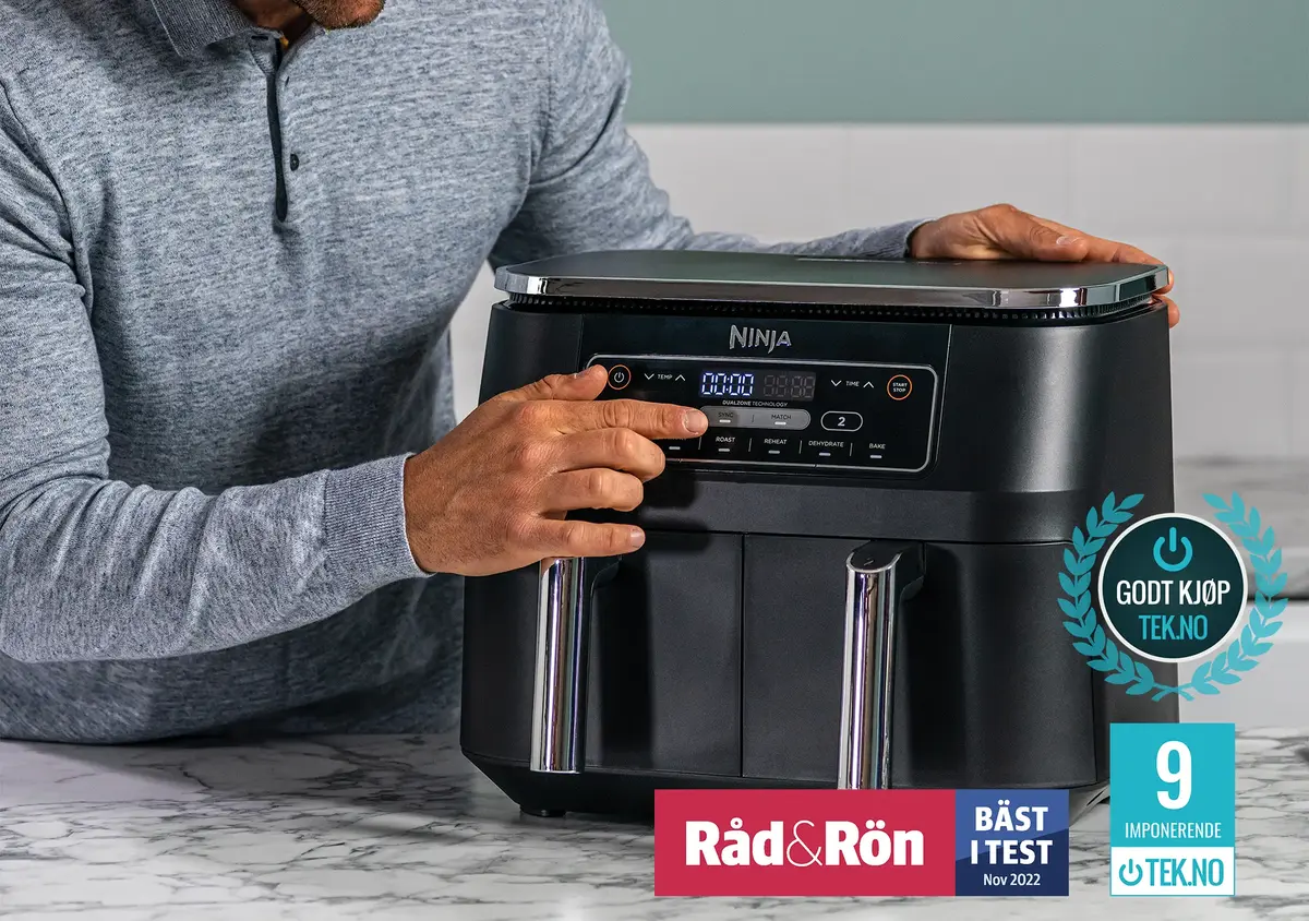 Ninja, Foodi Air Fryer Dual Zone, 7,6L iKon