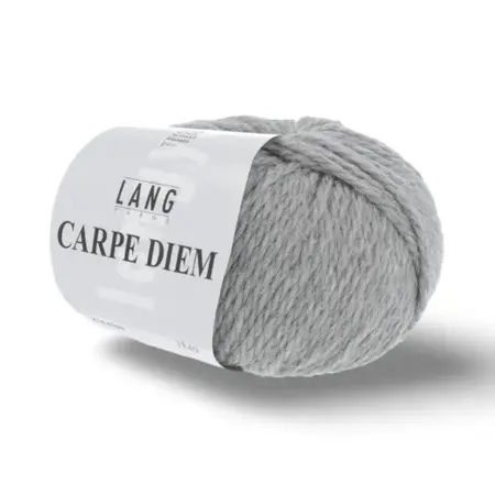 garnnoegle af maerket carpe diem fra lang yarns i farven lys graa meleret