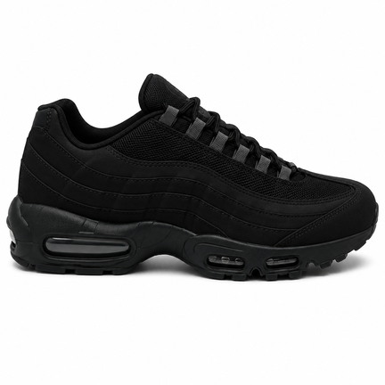Sort sneaker unisex – klassisk med luftpude-sål
