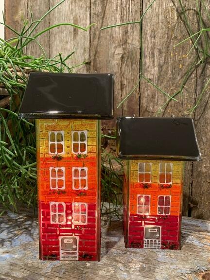 Smukke glas huse til lys