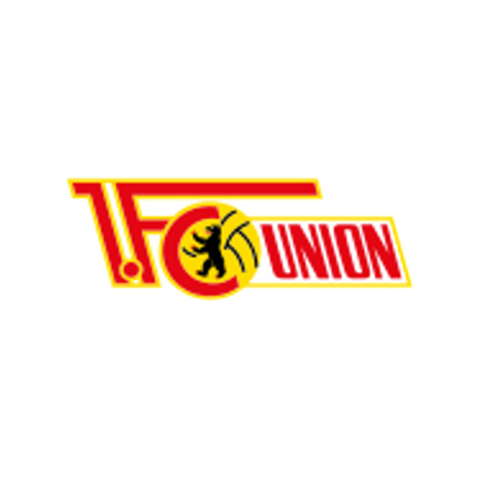 1. FC Union Berlin klublogo som rundt sukkerprint til fodboldkage