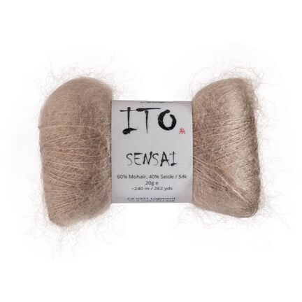 Farven logwood i garnet sensai fra ito yarn