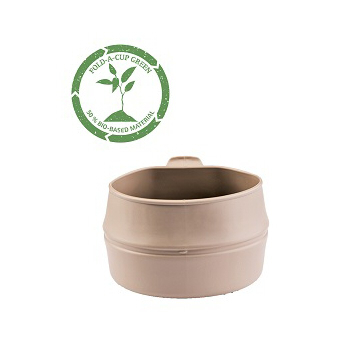 Wildo - Fold-a-cup 50% Bio 200 ml. Khaki