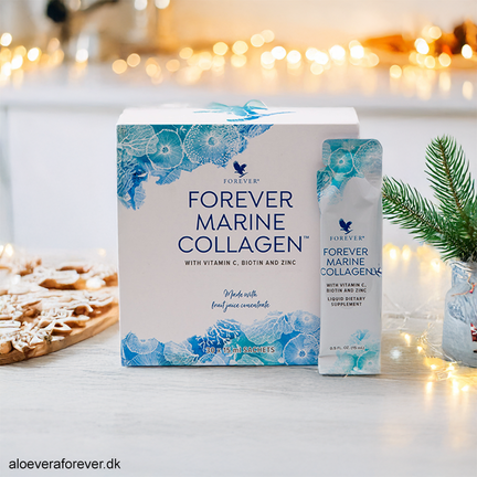 Forever Marine Collagen - tag 1 stk. hver aften - julegaveide fra Forever Living