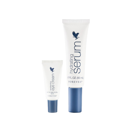 awakening eye cream og hydrating serum fra Forever Living