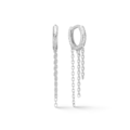 Wild Cliff hoops made of 925 pure sterling silver.