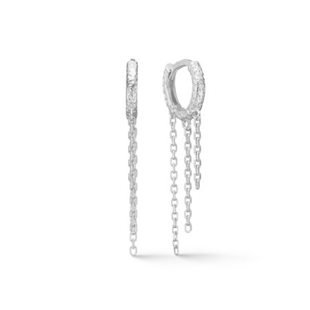 Wild Cliff hoops udført i 925 ren sterlingsølv.