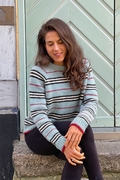 Silkes sweater i blå fra CaMaRose