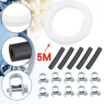 5 meter Brændstofslange – Ø4 mm til 2kW, 5kW 8kW Dieselfyr