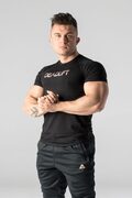 METALLIC herre T-shirt Sort front