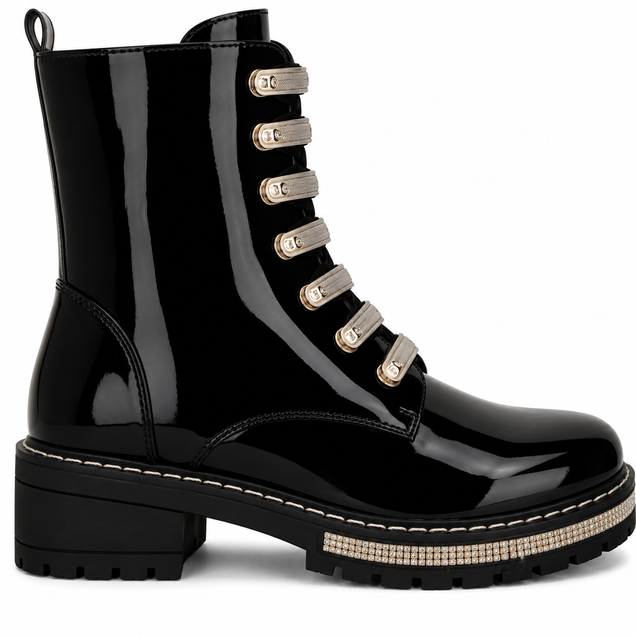 Noira Crystal Lace Boot - 37