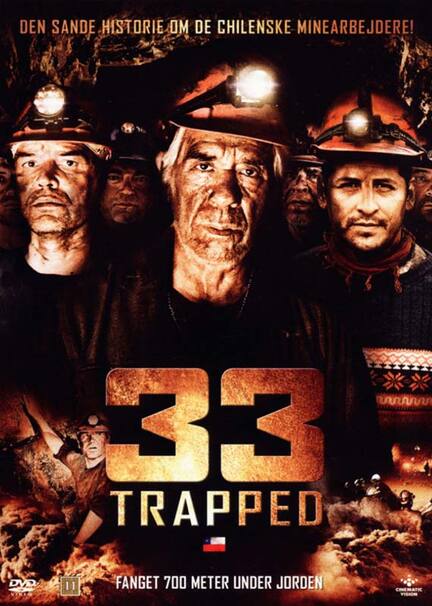 33 Trapped, Mineulykke, DVD, Film, Movie