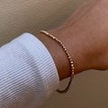 LUCCA bracelet in 8 karat gold | Danish design by Mads Z