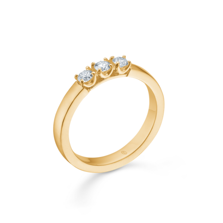 CROWN ALLIANCE diamond ring in 14 karat gold | Danish design by Mads Z