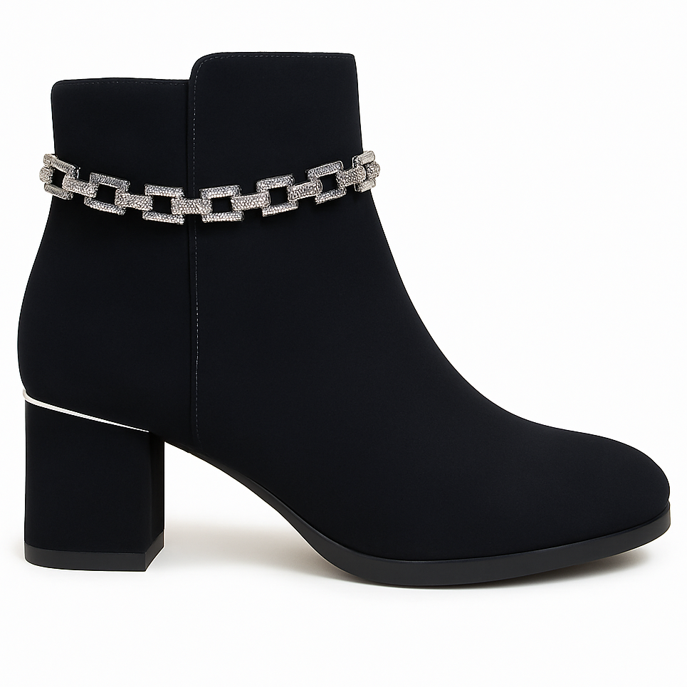 Noira Chain Heel Boot - 37