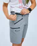 Pinewood Abisko Light Stretch Shorts - Dame - Grå