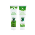 Hårplejeprodukter: Aloe-Jojoba Shampoo og Aloe-Jojoba Conditioner fra Forever Living