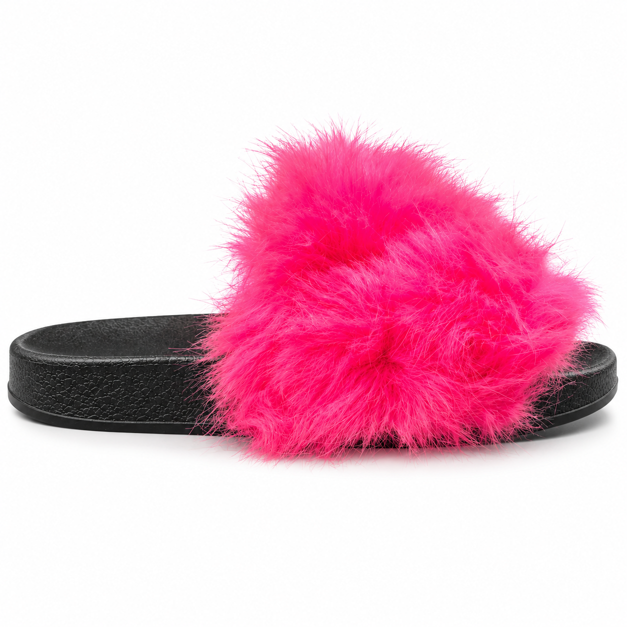 Sandaler Med Pelslook  Pink - 38