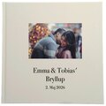 Gæstebog bryllup med foto og navn
