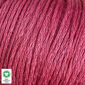 Close up af garnet løvetand fra CaMaRose i farven kirsebær