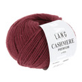 Lang Yarns Cashmere Premium i mørk rød meleret 64 – 100% cashmere, 25 g nøgle