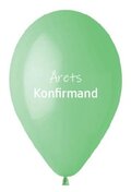 Konfirmand balloner mint grøn