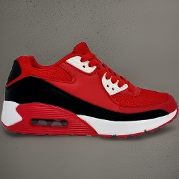 Dame Sneakers Air Rød Sort