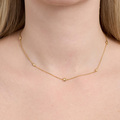 Element necklace in gold-plated silver - studio.z