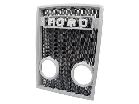 Frontgrill - Med lamphål Passar på: Ford 2600, 3600, 3900, 4100, 4600, 5600, 5900, 6600, 7600 OEM ref. Case IH / International Harvester D5NN8200C Ford / New Holland D5NN8200C19Z, D4NN8200E, D5NN8200CMB, 81845839, 83905164, D5NN8200C, 87765507, 877
