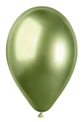 Chrome grøn ballon helium