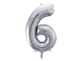 Sølv 6 tal med helium