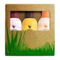 Aloe vera gel drik i 3 smagsvarianter combo pakke