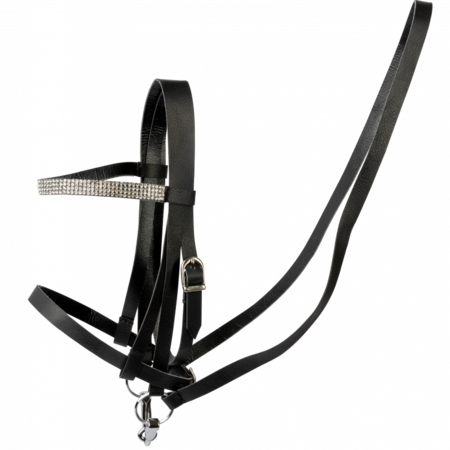 Cheval Roi trense til kæphest med hvid simili