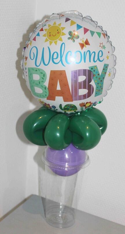 Baby ballonkop -barselsgave