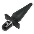 Fifty Shades of Grey vibrerende buttplug i silikone med bred base.
