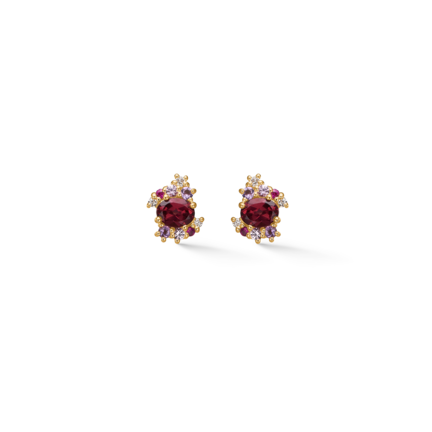 Four Seasons Autumn Petite earrings in 14-carat gold