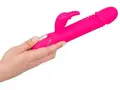 Rabbit Skater Vibe Couture – thrusting rabbit vibrator i silkeblød silikone med klitorisstimulator, dobbelt stimulation og genopladelig funktion.
